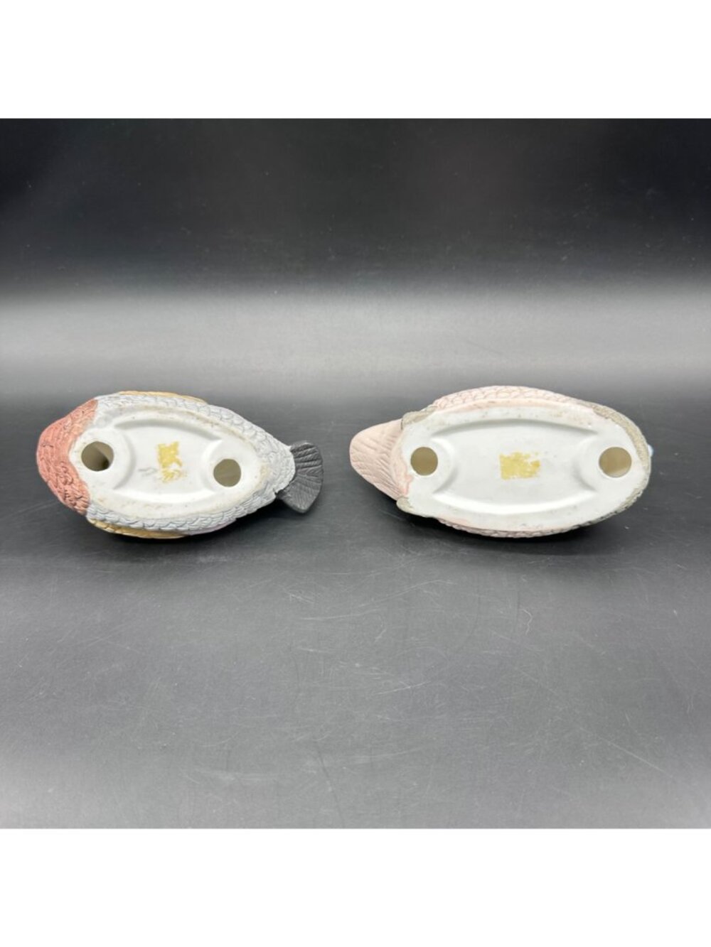 Vintage Duck Figurines Mallard Redhead Pair of Birds Ceramic Retro Cabin Lodge - Picture 7 of 9
